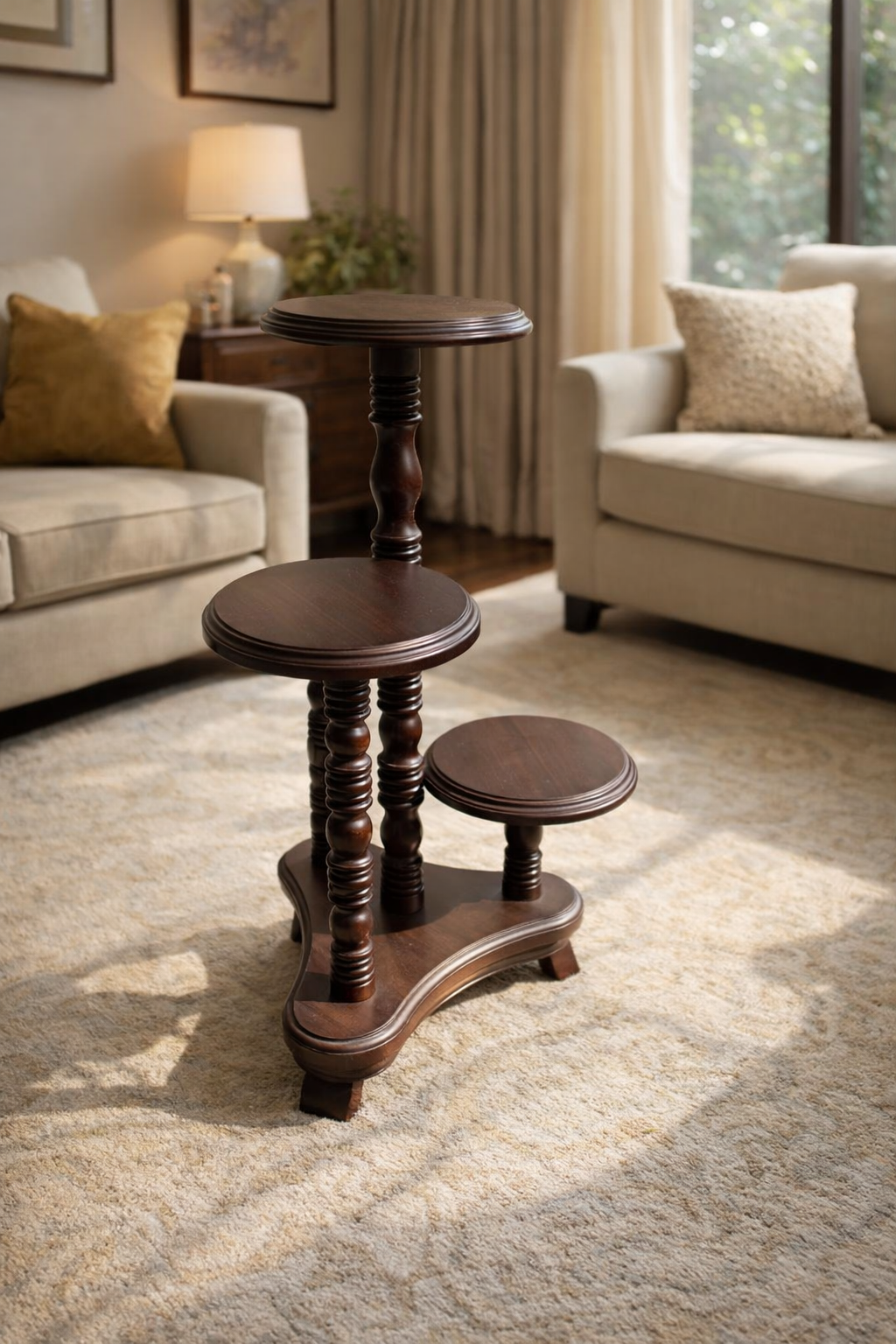 Signature Teak Plant Stand