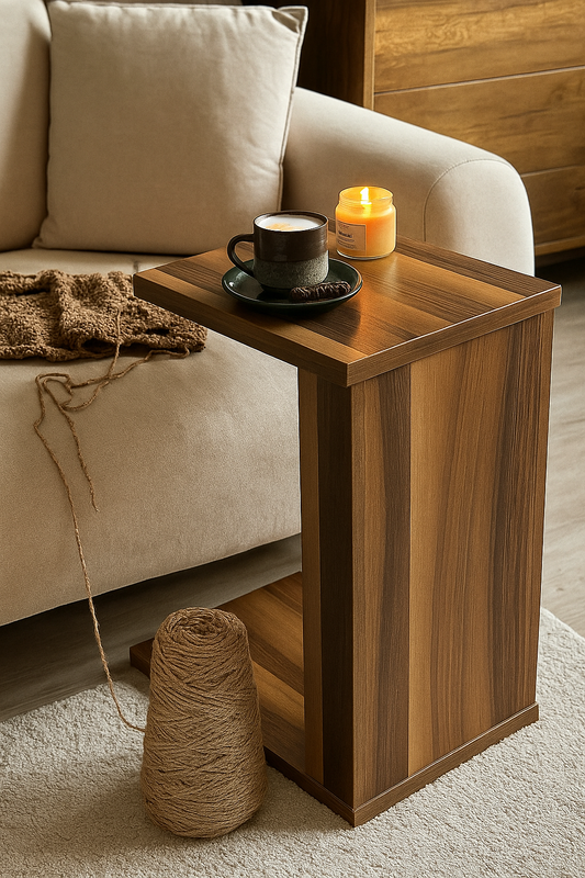 Modern Teak Wood Side Table