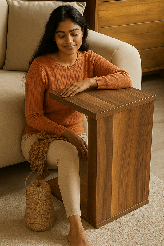 Modern Teak Wood Side Table