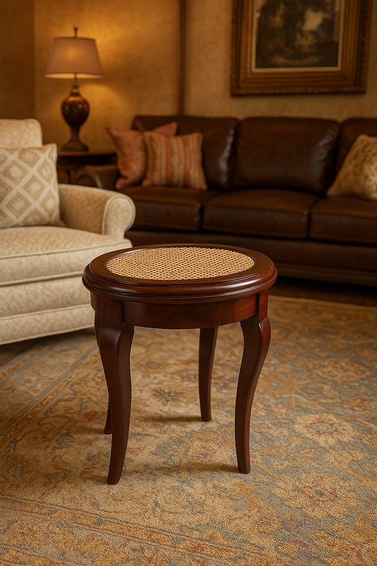 Cane Luxe Side Table