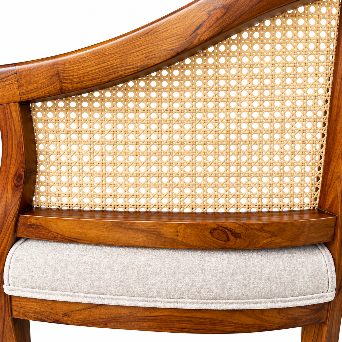 GraceCurve Cane Chair