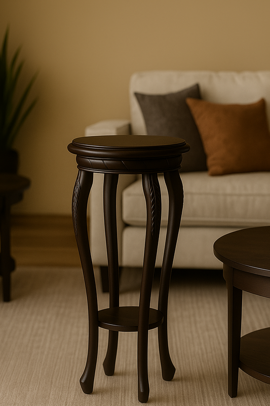 GraceCurve Teak End Table