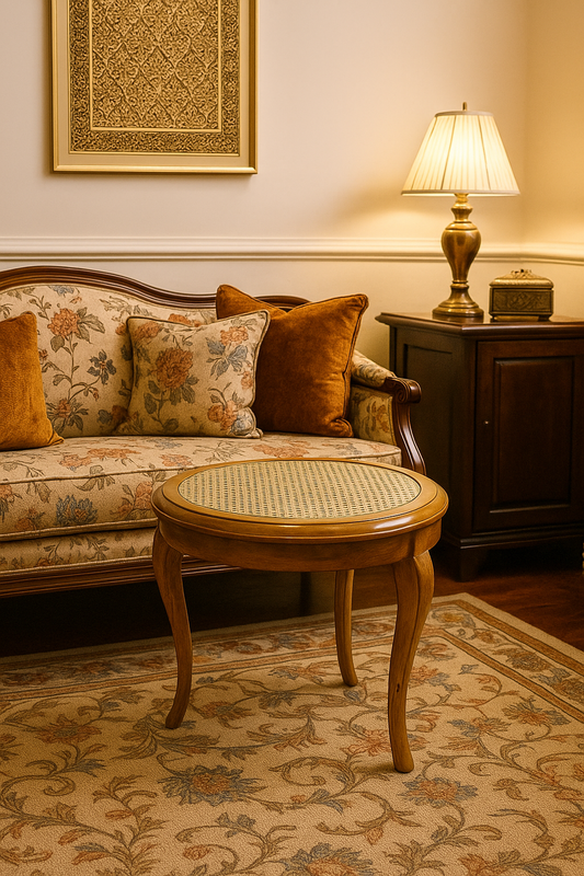 Heritage Cane Round Table