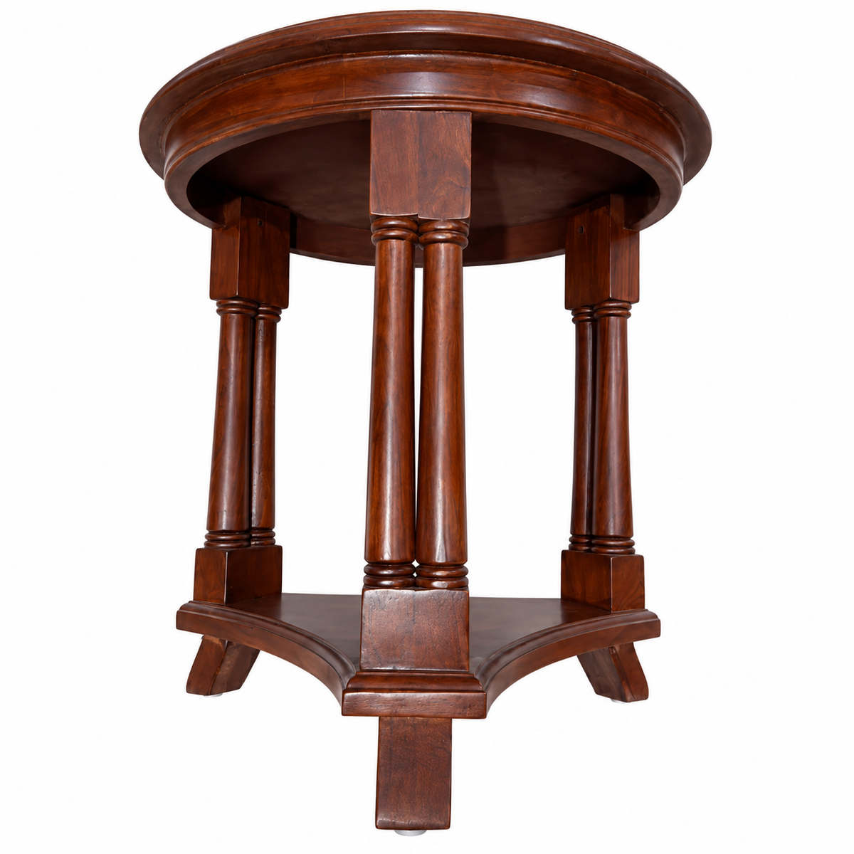 Regal Pillar Teak Side Table