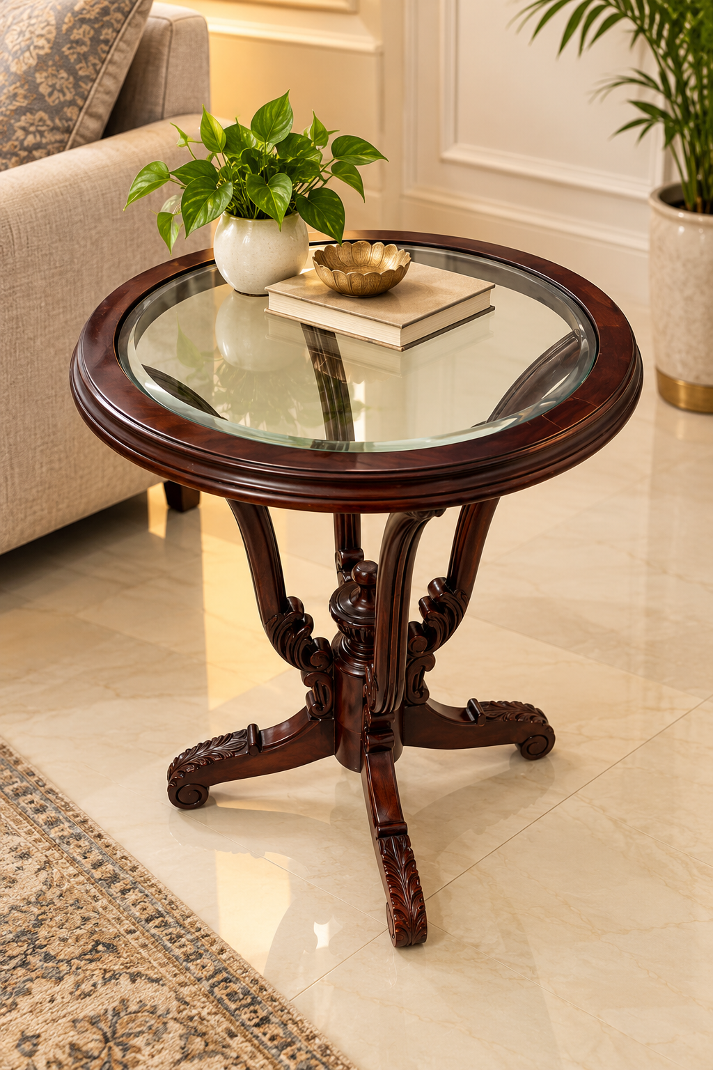 Royal Crest Teak Accent Table