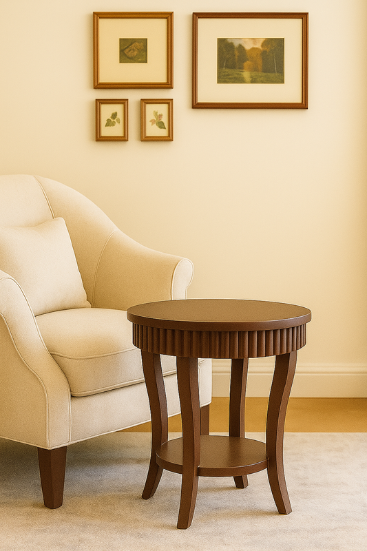 Serene Circle Side Table